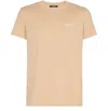 Balmain Beige Logo T-shirt In Beige
