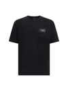 Balmain Men Logo T-shirt In Black