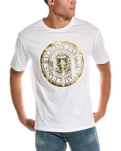 Balmain Logo T-shirt In White