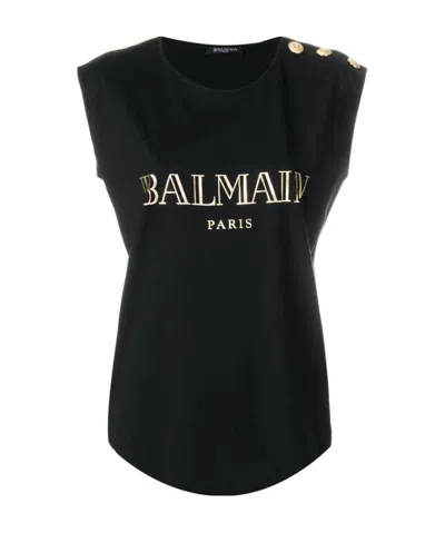 BALMAIN LOGO TANK VEST