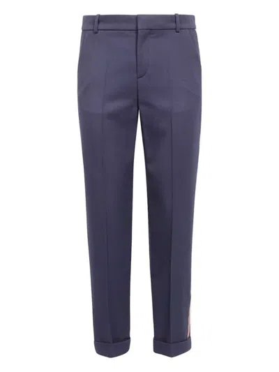 BALMAIN LOGO-TAPE TROUSERS