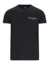 Balmain Men's T-shirt With Logo In Black