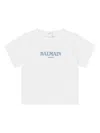 Balmain Baby Boys Logo T-shirt In White