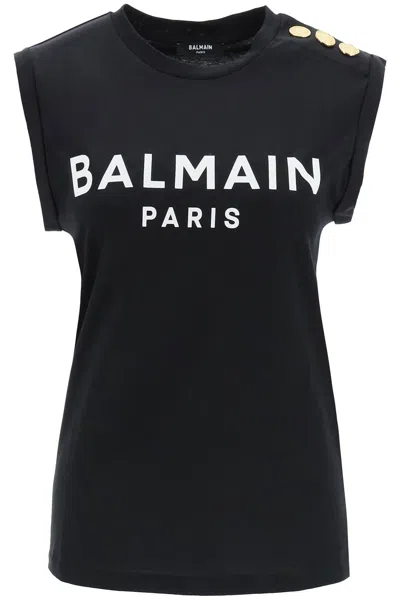 Balmain T-shirts And Polos In Noirblanc