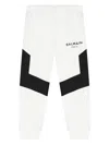 Balmain Logo Track Pants In White