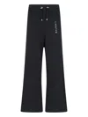 Balmain Wide-leg Cotton Track Pants In Black