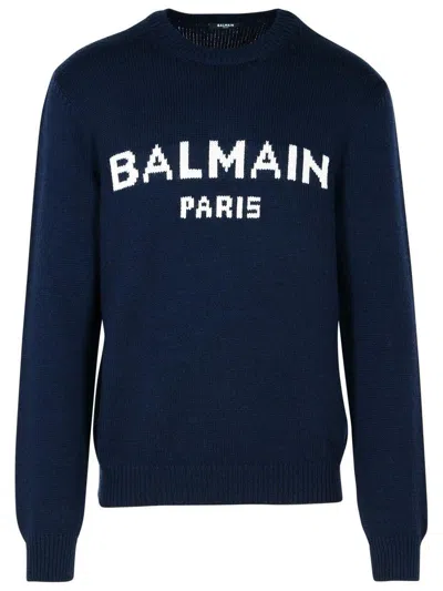 Balmain Logo Wool Sweater