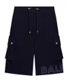 BALMAIN LOGO WORK SHORTS