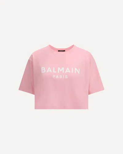 BALMAIN LOGOED T-SHIRT