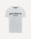 Balmain Logo Print Crewneck T-shirt