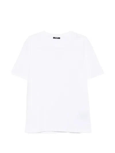 Balmain Logo-embroidered T-shirt In White