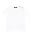 Balmain Button-detail T-shirt In White