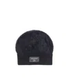 Balmain Logo-patch Beanie In Neutral