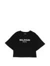 Balmain Logo-print T-shirt In Black