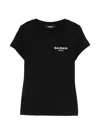 Balmain Logo-print T-shirt In Black