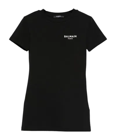 Balmain Logo-print T-shirt In Black