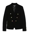 Balmain Long Sleeve Blazer In Black