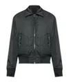 Balmain Long Sleeve Casual Jacket In Black