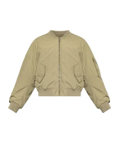 Balmain Long Sleeve Casual Jacket In Brown