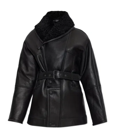 Balmain Long Sleeve Jacket In Black