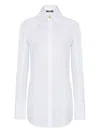 Balmain Cotton Poplin Shirt In White