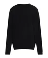 Balmain Button-embellished Shoulder Sweater In Black