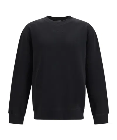 Balmain Long Sleeve Sweatshirt In Black