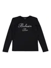 Balmain Long-sleeved T-shirt In Black