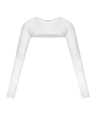 Balmain Long-sleeved Blouse In White