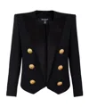 Balmain Spencer In Wool In Black