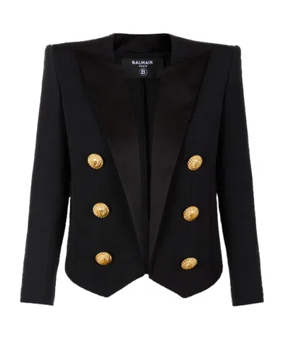 BALMAIN BALMAIN BUTTON DETAILED BLAZER