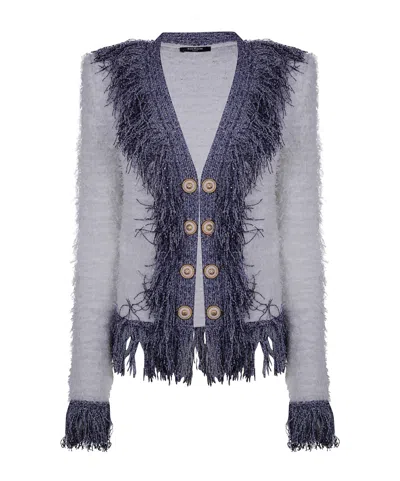 BALMAIN FRINGED JACKET