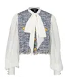 Balmain Long-sleeved Casual Jacket In White