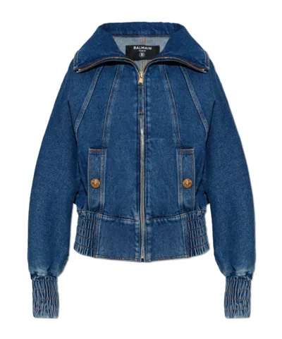 BALMAIN LONG-SLEEVED DENIM JACKET