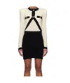 Balmain Vestido Midi - Filo Leone Catena In White