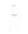 Balmain Long-sleeved Jumpsuit Hat Set In White
