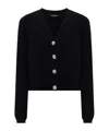 Balmain Classic Short Cardigan Clothing In Black