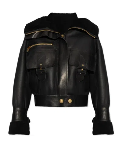 BALMAIN BALMAIN ZIP-UP LONG-SLEEVED JACKET