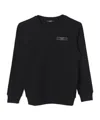Balmain Long-sleeved Pullover Hoodie In Black