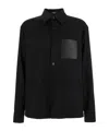 Balmain Long-sleeved Shirt In Black