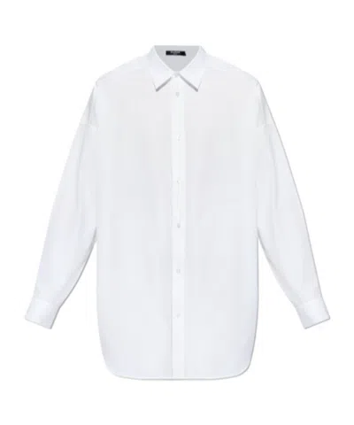 Balmain Long-sleeved Shirt In White