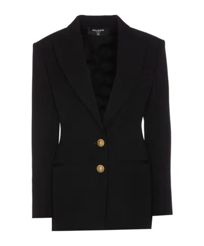 BALMAIN LONG-SLEEVED SUIT COAT