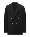 Balmain Fitted Collection Blazer In Black