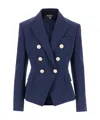 Balmain Chiocciola Blazer And Suits In Blue