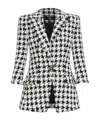 Balmain Long-sleeved Suit Coat In White