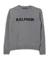 Balmain Sweater  Kids Color Grey In Gray