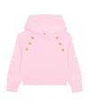 Balmain Long-sleeved Sweater In Pink