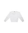 Balmain Long-sleeved Sweater In White