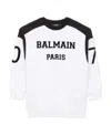 Balmain Long-sleeved Sweater In White