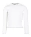 Balmain Logo-instarsia Jumper In White